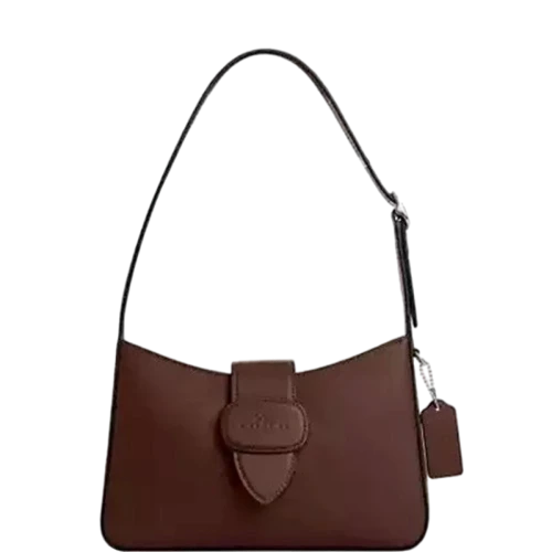 شنطة كوتش إليزا إغلاق سحابي بني